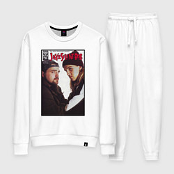 Костюм хлопковый женский Jay and Silent Bob, цвет: белый