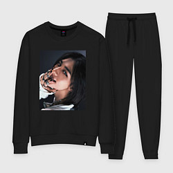 Костюм хлопковый женский Hyunjin Rock Star Stray Kids, цвет: черный