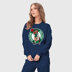 Костюм хлопковый женский Boston Celtics girl, цвет: тёмно-синий — фото 2