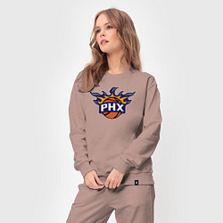 Костюм хлопковый женский Phoenix Suns fire, цвет: пыльно-розовый — фото 2