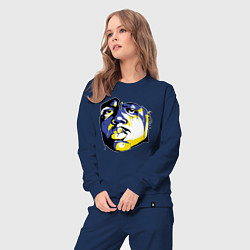 Костюм хлопковый женский Rapper Notorious BIG, цвет: тёмно-синий — фото 2