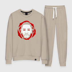 Костюм хлопковый женский Derrick Rose, цвет: миндальный