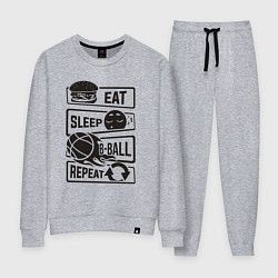 Женский костюм Есть спать баскетбол