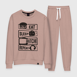 Женский костюм Есть спать телик