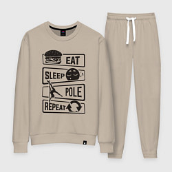 Женский костюм Есть спать пилон