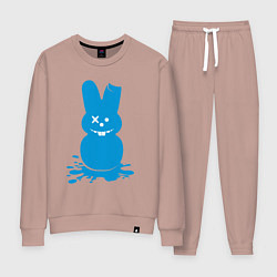 Костюм хлопковый женский Blue bunny, цвет: пыльно-розовый