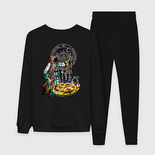 Женский костюм Стеклянные колбочки / Черный – фото 2