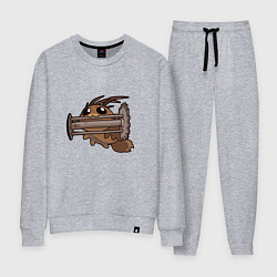 Костюм хлопковый женский Lethal Company: Cute Bug, цвет: меланж
