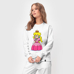 Костюм хлопковый женский Принцесса с Марио, цвет: белый — фото 2