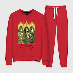 Костюм хлопковый женский St trinity, цвет: красный
