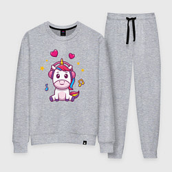 Женский костюм Единорог в наушниках