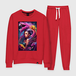 Женский костюм Ведьма и оборотни - хэллоуин нейросеть