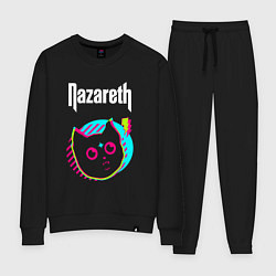 Костюм хлопковый женский Nazareth rock star cat, цвет: черный