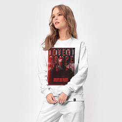 Костюм хлопковый женский В маске - Twenty one pilots, цвет: белый — фото 2
