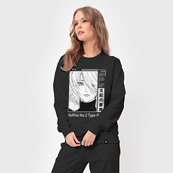 Костюм хлопковый женский Красивая 2B - Nier automata, цвет: черный — фото 2