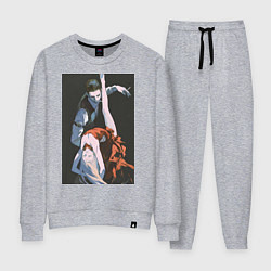 Костюм хлопковый женский Ведьма и чудовище Ашаф танец, цвет: меланж