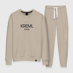 Костюм хлопковый женский Kreml, цвет: миндальный