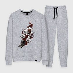 Костюм хлопковый женский Принцесса Мононоке оборотень, цвет: меланж