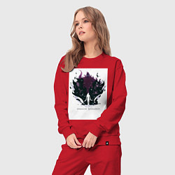 Костюм хлопковый женский Поднятие уровня в одиночку Джину Сон Пробуждённый, цвет: красный — фото 2