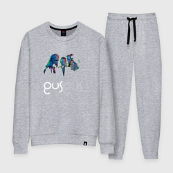 Костюм хлопковый женский Gus Gus - A band, цвет: меланж