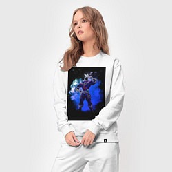 Костюм хлопковый женский Моя геройская академия Всемогущий Тосинори Яги, цвет: белый — фото 2