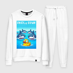 Женский костюм Duck vs shark - ai art fantasy