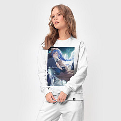 Костюм хлопковый женский Реинкарнация безработного Рокси Мигурдия и спасите, цвет: белый — фото 2