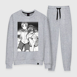 Костюм хлопковый женский Реинкарнация безработного Эрис Бореас Грейрат Руде, цвет: меланж