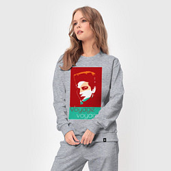 Костюм хлопковый женский Voyage voyage, цвет: меланж — фото 2