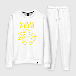 Костюм хлопковый женский Saiyan Dragon Ball, цвет: белый