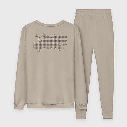 Женский костюм Россия карта и флаг / Миндальный – фото 2