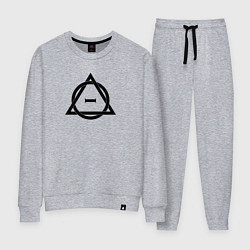 Женский костюм Символика квадроберов черная