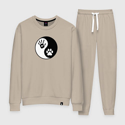 Женский костюм Инь ян символ квадробика