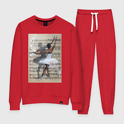 Женский костюм Балет ноты