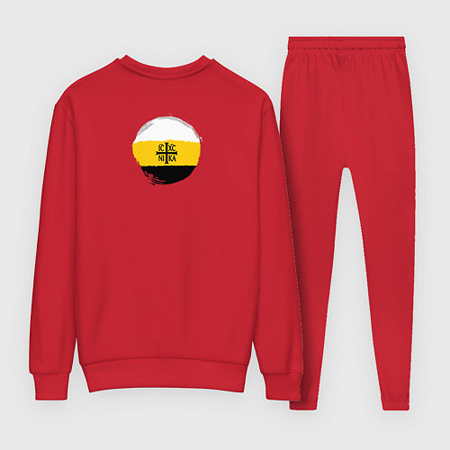 Женский костюм Сокрушу пред ним врагов его Ника 2 черная на узорн / Красный – фото 2