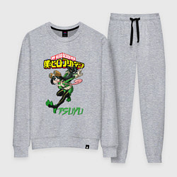 Женский костюм Моя геройская академия лягушка Цую Асуи