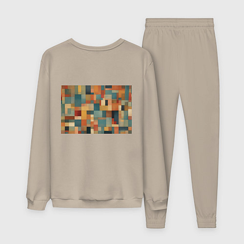 Женский костюм Inspired by Paul Klee / Миндальный – фото 2