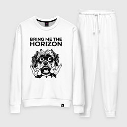 Костюм хлопковый женский Bring Me the Horizon - rock dog, цвет: белый