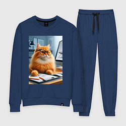 Женский костюм Рыжий кот дизайнер - нейроарт