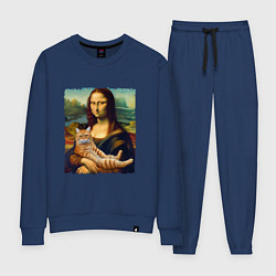 Женский костюм Мона Лиза с рыжим котом