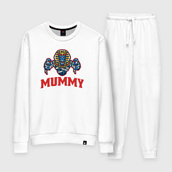 Костюм хлопковый женский Dead mummy, цвет: белый