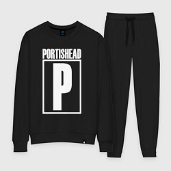 Костюм хлопковый женский Portishead, цвет: черный