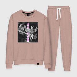 Женский костюм G I-dle участницы с масками кроликов