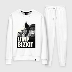 Костюм хлопковый женский Limp Bizkit all, цвет: белый