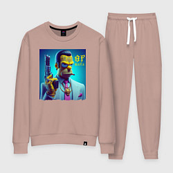 Женский костюм Homer Simpson - godfather of the mafia