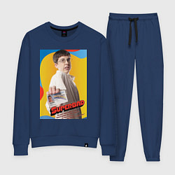 Костюм хлопковый женский Суперперцы Фогель, цвет: тёмно-синий