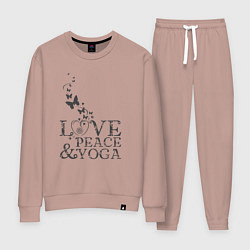 Женский костюм Love peace yoga