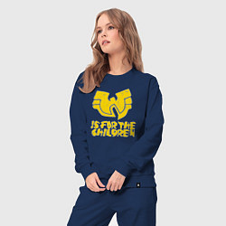 Костюм хлопковый женский Wu-Tang для детей, цвет: тёмно-синий — фото 2