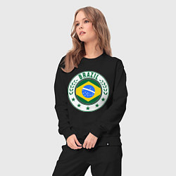Костюм хлопковый женский Brazil 2014, цвет: черный — фото 2