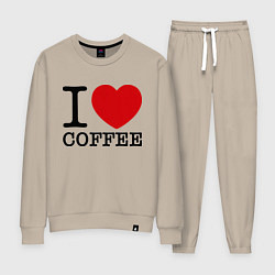 Женский костюм I love coffee